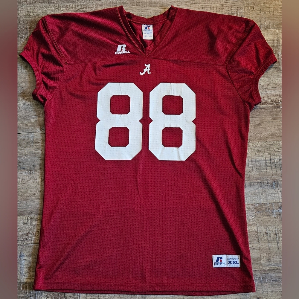 Y2K Russell Alabama Football Game Cut Jersey XXL